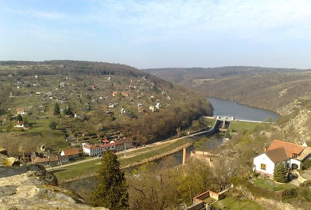 pohled na Znojmo